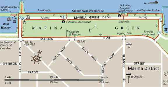 Marina Green Map